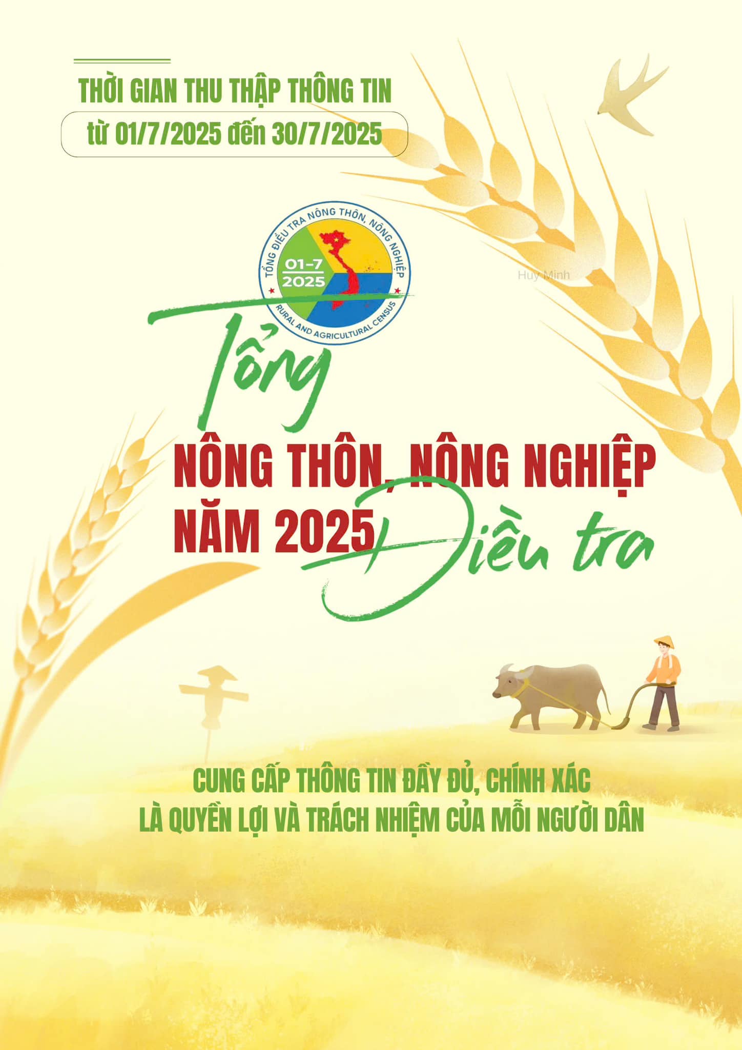 Tổng điều tra nông thôn, nông nghiệp năm 2025